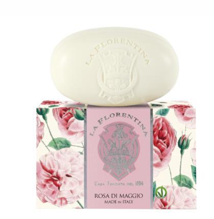Rosa di maggio sapone con scatola