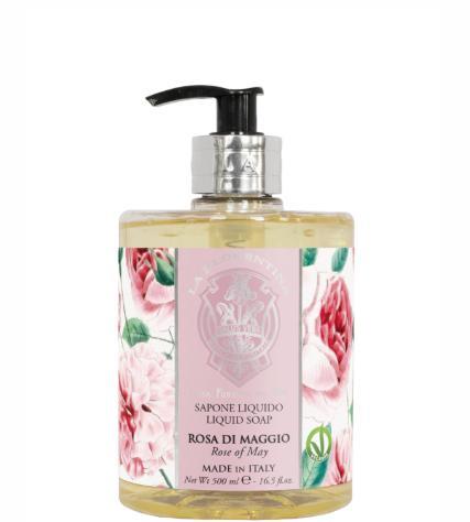 Rosa di maggio sapone liquido