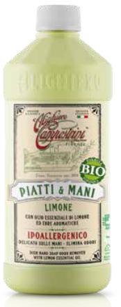 Alighiero campostrini piatti e mani bio limone