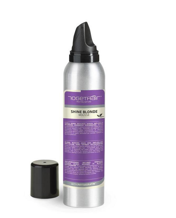 Shine blonde mousse