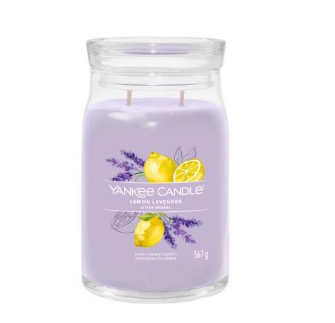 Lemon lavender candela