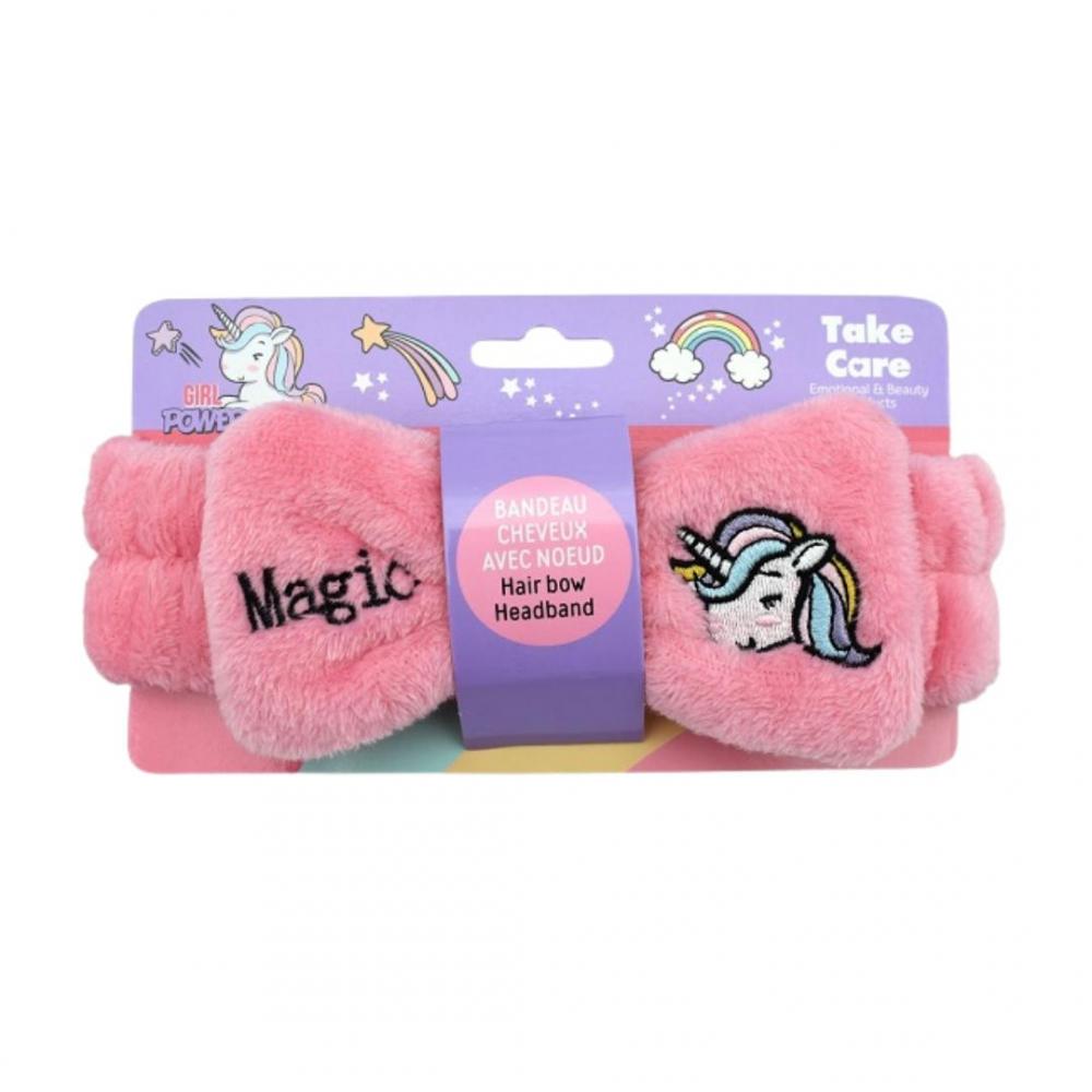 Unicorno – fascia per capelli con fiocco
