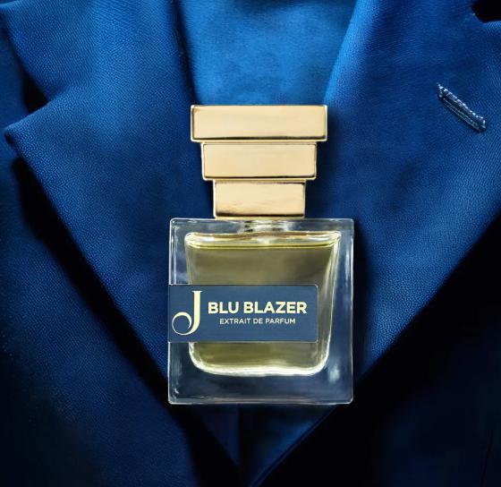 Blu blazer extrait de parfum
