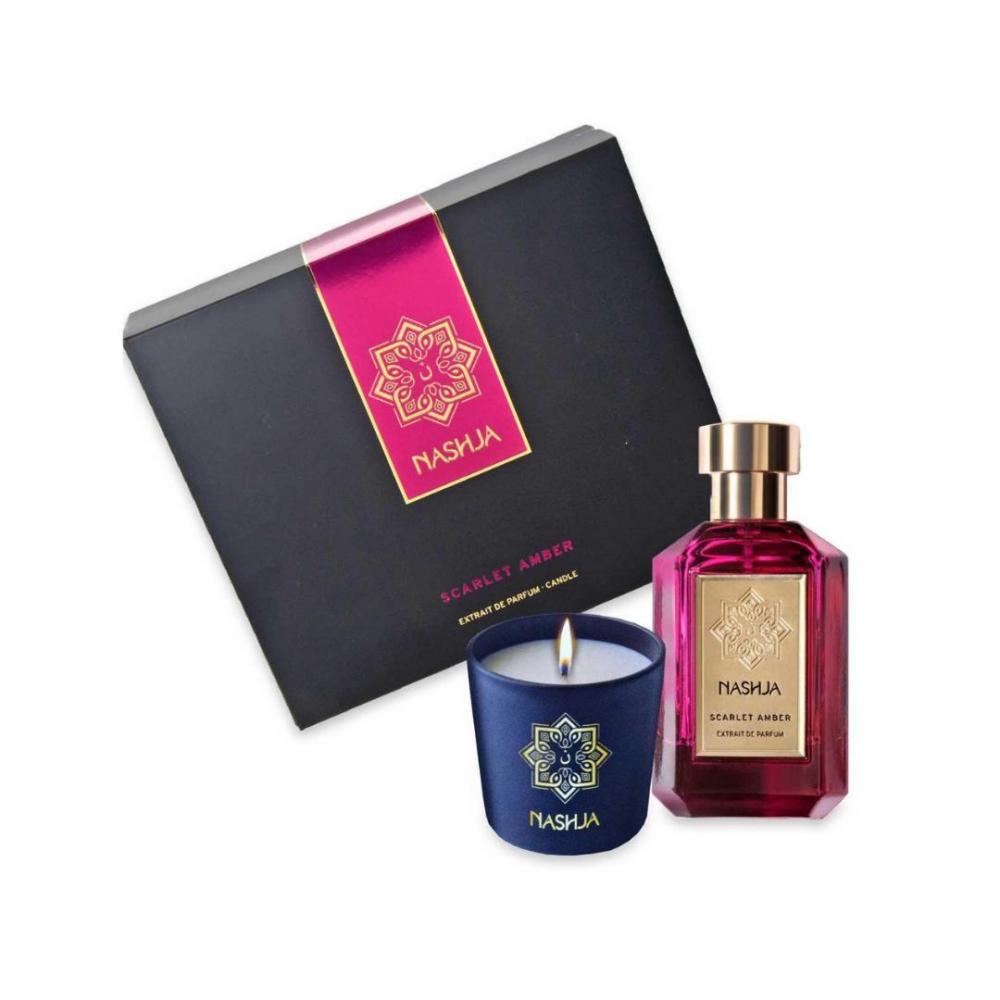 Cofanetto profumato amber – set