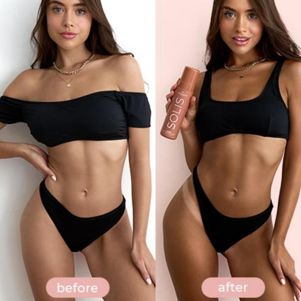 Solis dark self-tanning foam schiuma autoabbronzante