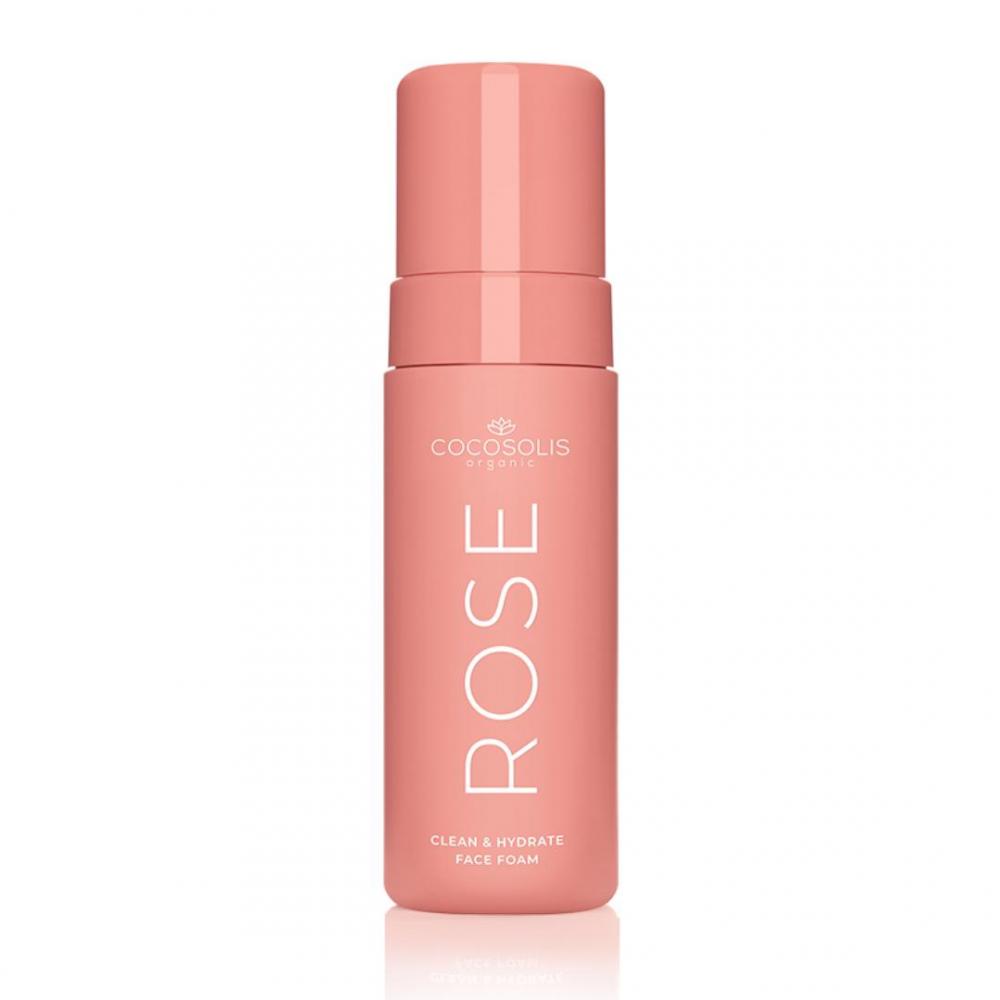 Rose clean & hydrate face foam
