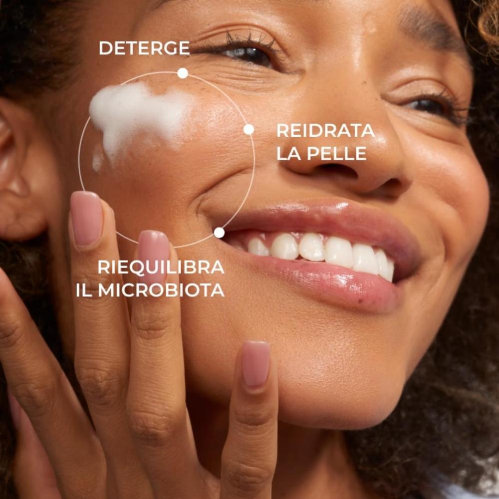 Rose clean & hydrate face foam