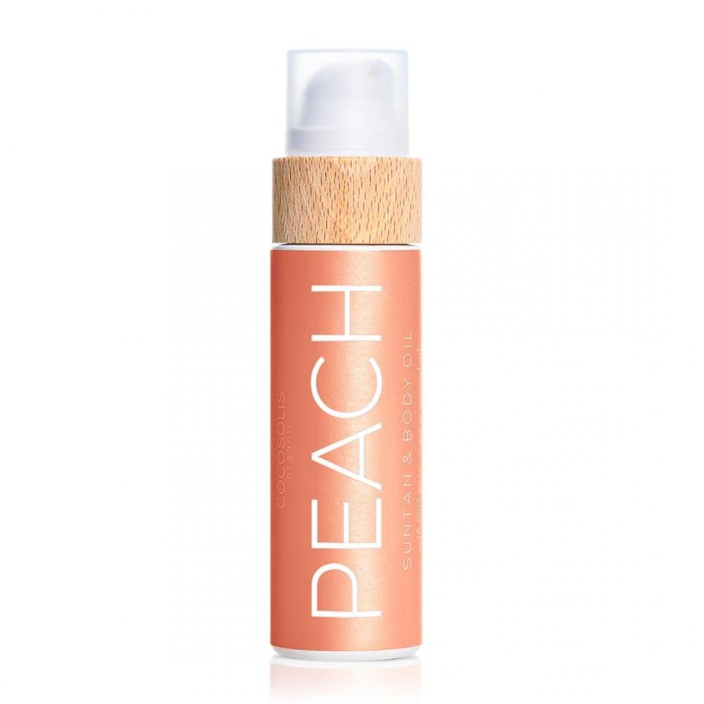 Peach suntan & body oil