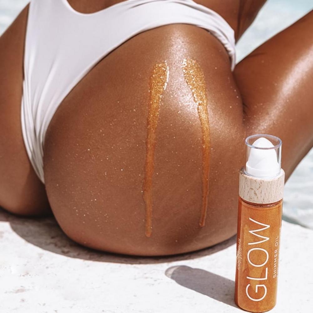 Glow shimmer oil